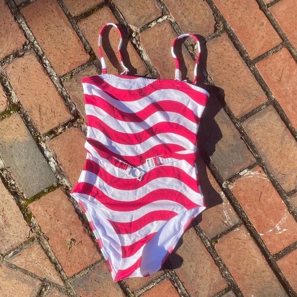 Anthropologie Solid & Striped Madeline One Piece Swimsuit NWT - Picture 3 of 9